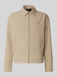 Regular Fit Blouson mit Umlegekragen von Tommy Hilfiger Beige - 40