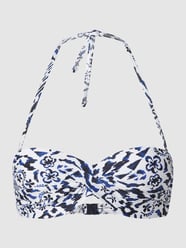 Bikini-Oberteil mit abnehmbarem Neckholder Modell 'Sakata' von Banana Moon Blau - 18