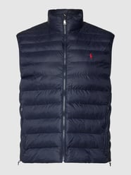 PLUS SIZE Steppweste mit Label-Stitching von Polo Ralph Lauren Big & Tall Blau - 35