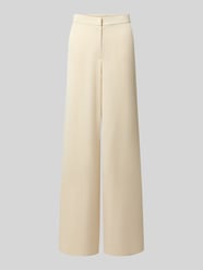 wide fit broek met plooien in de taille van SWING - 34
