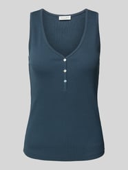 Top o kroju slim fit z mieszanki bawełny od Marc O'Polo - 36