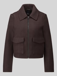 bluzon o kroju regular fit z wykładanym kołnierzem model 'SAFIR' od VERO MODA - 33