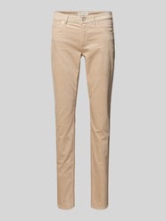 Slim Fit Samthose aus Baumwoll-Viskose-Mix Modell 'LULEA' von Marc O'Polo Beige - 11