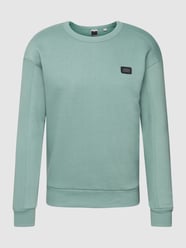 Sweatshirt mit Label-Patch von Jack & Jones Mint - 16