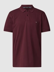 Koszulka polo z wyhaftowanym logo od Christian Berg Men Bordowy - 23