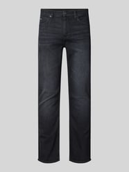 jeansy o kroju slim fit z mieszanka bawełny model 'Delaware' od BOSS - 34