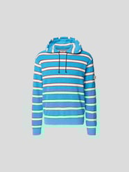 Hoodie mit Streifenmuster von Marni Blau - 29