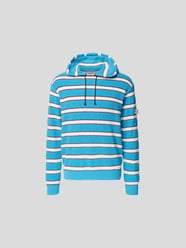 Hoodie mit Streifenmuster von Marni Blau - 27