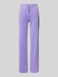 Regular Fit Trackpants mit fixierten Bügelfalten Modell 'TINA' von Juicy Couture Lila - 26