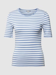 T-Shirt mit Streifenmuster von Gant Blau - 40