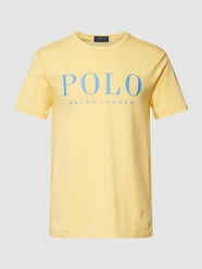 T-shirt z nadrukiem z logo od Polo Ralph Lauren Żółty - 31