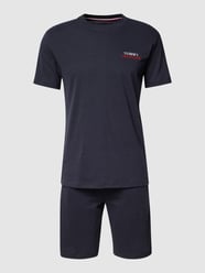 Piżama z bawełny od Tommy Hilfiger Niebieski - 10