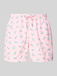 Zwemshort met achterzak en labelpatch van MCNEAL Fuchsia - 26