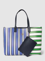 Shopper mit Streifenmuster Modell 'ICONIC' von Tommy Hilfiger - 31