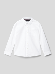 Hemd mit Label-Stitching von Tommy Hilfiger Kids Weiß - 10