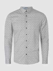 Regular Fit Freizeithemd mit Stretch-Anteil  von NO EXCESS Weiß - 40