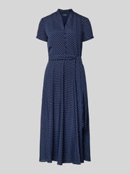 Getailleerde blousejurk met platte kraag model 'EARNEST' van Lauren Ralph Lauren - 39
