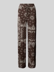 Krój relaxed fit szerokość spodnie z czystej wiskozy model 'KAVI' od ONLY - 3