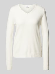 Strickpullover mit V-Ausschnitt Modell 'Viril' von Vila - 23