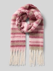 Schal mit Fransen Modell 'MARLA' von Pieces Pink - 40
