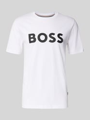 T-shirt o kroju regular fit z czystej bawełny od BOSS - 21