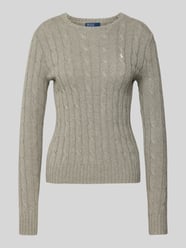 Strickpullover mit Zopfmuster Modell 'JULIANNA' von Polo Ralph Lauren - 14