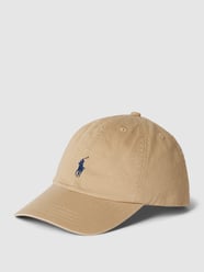 Czapka z daszkiem z wyhaftowanym logo od Polo Ralph Lauren Teens Beżowy - 41