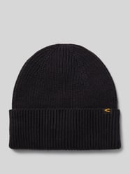 Beanie van een mix van katoen en kasjmier van camel active - 30