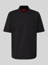 Poloshirt mit V-Ausschnitt Modell 'Dimersve' von HUGO - 19