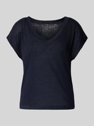 T-Shirt aus Viskose-Mix mit V-Ausschnitt von zero - 27