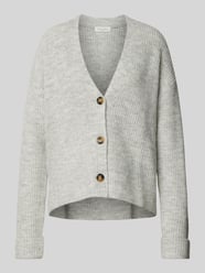 Strickjacke mit Knopfleiste von Christian Berg Woman Grau - 32