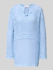 Strickkleid mit Tunikakragen und Bindung Modell 'ALICIA' von MC2 Saint Barth - 10