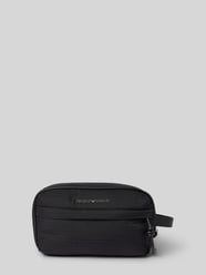 Kulturtasche mit Logo-Muster und Label-Applikation von Emporio Armani - 1