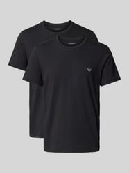 T-Shirt mit Label-Print von Emporio Armani - 47