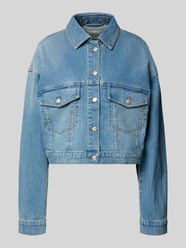 Kurtka jeansowa o kroju relaxed fit z mieszanka bawełny - s.Oliver x Heidi Klum od s.Oliver RED LABEL - 37