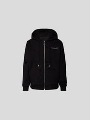 Oversized Sweatjacke im Destroyed-Look von Khrisjoy Schwarz - 7