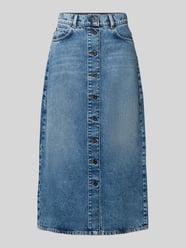 Spódnica jeansowa o kroju regular fit z czystej bawełny model 'DASTI' od Weekend Max Mara - 37