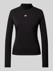 Slim Fit Longsleeve mit Rollkragen von Tommy Jeans Schwarz - 41