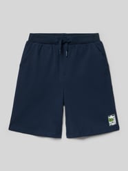 Szorty dresowe o kroju regular fit z mieszanka bawełny od s.Oliver RED LABEL - 1