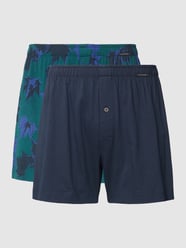 Boxershort met labeldetail in een set van 2 stuks van Schiesser Groen - 17