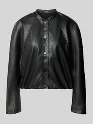 Jacke in Leder-Optik mit Stehkragen Modell 'Nairi' von someday. - 14