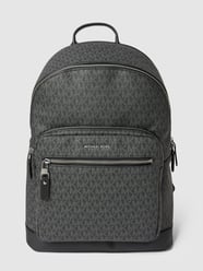 Plecak z logo na całej powierzchni od Michael Kors Czarny - 10