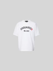 T-Shirt mit Label-Print von Dsquared2 Weiß - 18