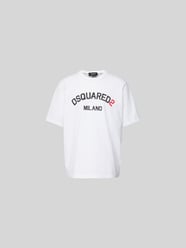 T-Shirt mit Label-Print von Dsquared2 Weiß - 39