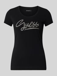 Slim Fit T-Shirt mit Strasssteinbesatz von GUESS - 31