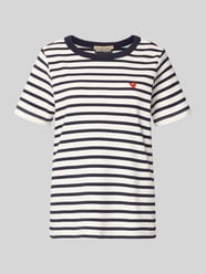 T-shirt z okrągłym dekoltem i przeszyciami od Smith and Soul - 19