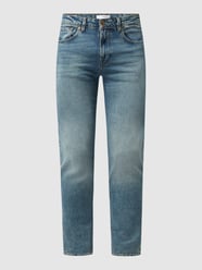 Slim fit jeans met stretch, model 'Leon' van Selected Homme Blauw - 40