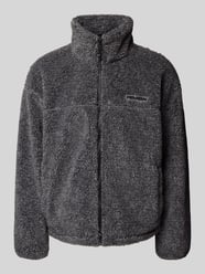 Teddyfell Jacke mit Stehkragen und Label-Detail von REVIEW - 39