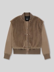 Regular Fit Bomberjacke mit abnehmbarer Weste aus Kunstfell von BOSS Beige - 16