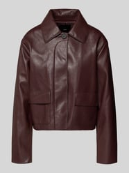 Jacke in Leder-Optik Modell 'SABINA' von Mango Bordeaux - 42